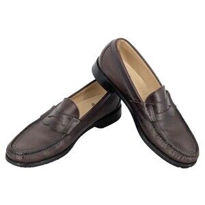 SAS Mens Penny Loafers SZ 10M Brown Leather Business Casual Handcrafted USA